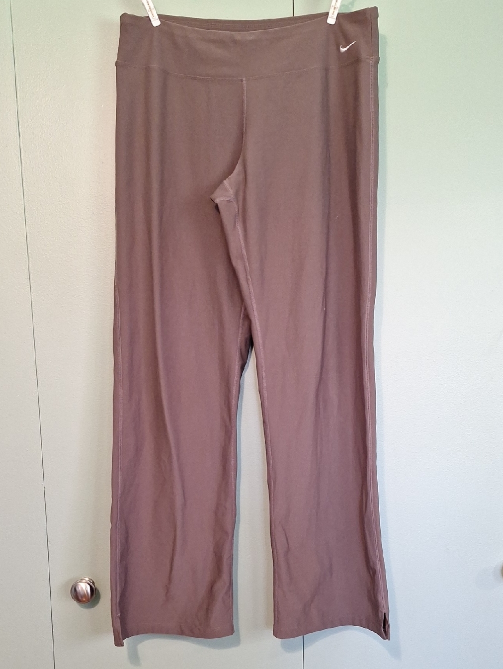 Nike Gray Wide Leg Athletic Pant Size Large